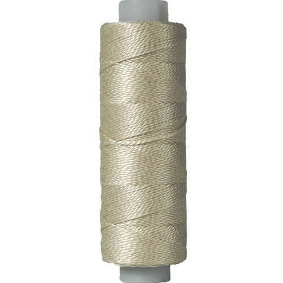 Threadart Pearl Cotton Thread | 75yd Spools Size 8 | Perle Cotton for Friendship Bracelets, Crochet, Hardanger, Cross Stitch, Embroidery | Color ECRU - ECRU - 40 Colors Available