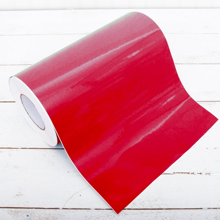 Threadart Permanent Vinyl 12 Wide x 5 Yard Roll - Cardinal Red, Permanent  Adhesive Vinyl Sticker For Cricut & All Cutting Machines, Waterproof,  Indoor Outdoor Home & Crafts