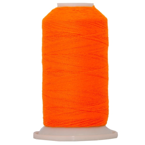 Threadart Polyester All-Purpose Sewing Thread- 600m - 50S/3 - Neon Orange - No. 946