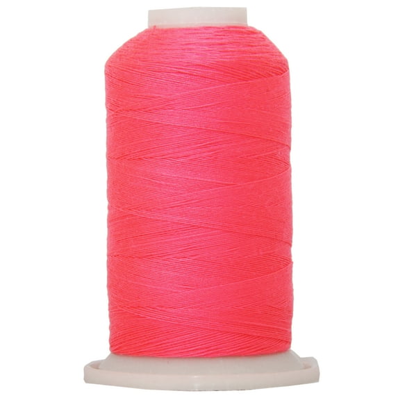 Threadart Polyester All-Purpose Sewing Thread- 600m - 50S/3 - Neon Pink - No. 908