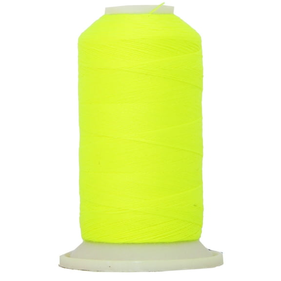 Threadart Polyester All-Purpose Sewing Thread- 600m - 50S/3 - Neon Yellow - No. 823