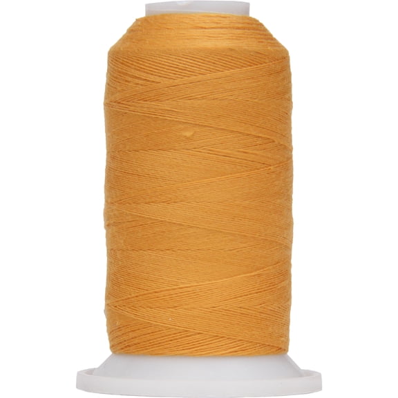 Threadart Polyester All-Purpose Sewing Thread - 600m - 50S/3 - Old Gold - No. 124