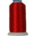 thumbnail image 1 of Threadart Polyester Machine Embroidery Thread By the Spool - 1000M - 40wt - Hundreds of Color Options - Christmas Red - No. 148, 1 of 9