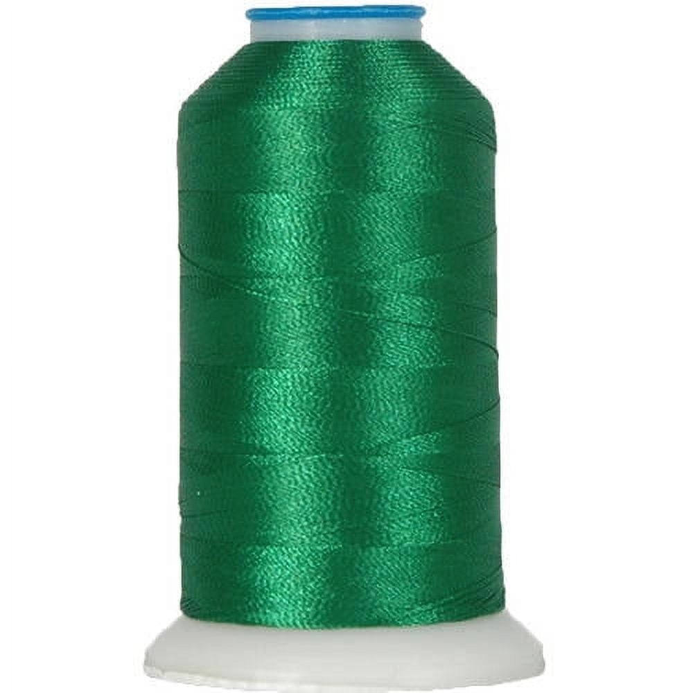 Dark green Computer Machine Embroidery Thread by R Rock -3000 Meters, 65g Spool main image 0