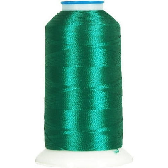 Threadart Polyester Machine Embroidery Thread By the Spool - 1000M - 40wt - Hundreds of Color Options - Hunter - No. 369