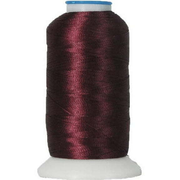 Threadart Polyester Machine Embroidery Thread By the Spool - 1000M - 40wt - Hundreds of Color Options - Intense Maroon - No. 390