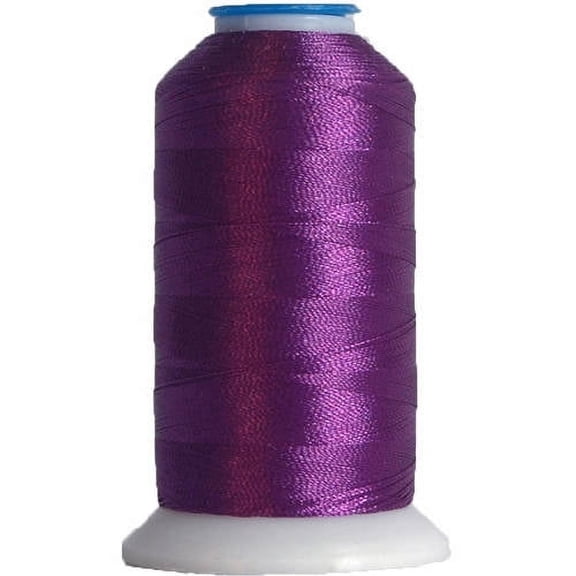 Threadart Polyester Machine Embroidery Thread By the Spool - 1000M - 40wt - Hundreds of Color Options - Iris - No. 488