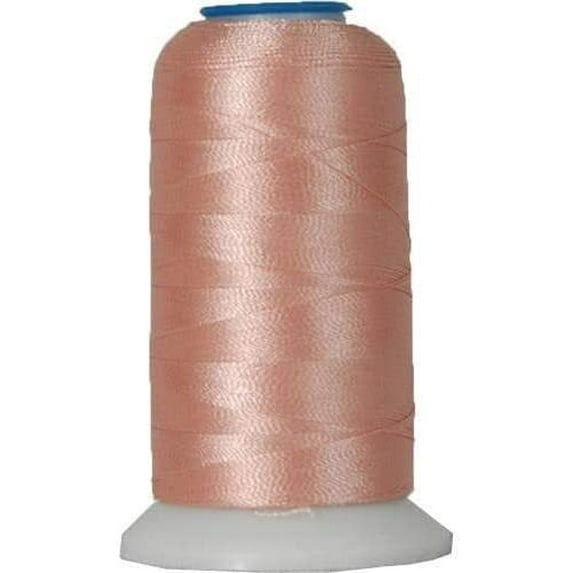Threadart Polyester Machine Embroidery Thread By the Spool - 1000M - 40wt - Hundreds of Color Options - Light Coral - No. 107