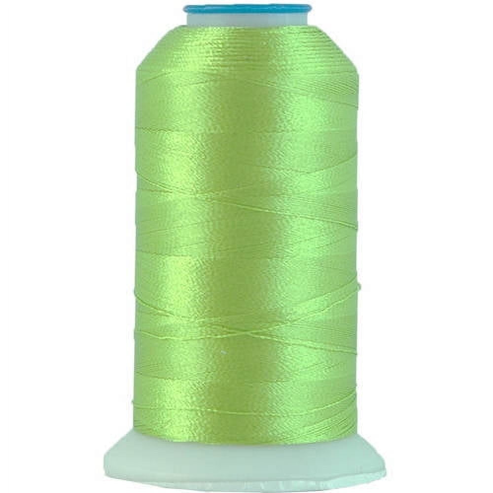 Lime Thread Threadart Polyester Machine Embroidery Thread By the Spool - 1000M ...