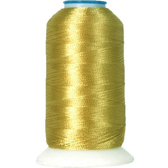 Threadart Polyester Machine Embroidery Thread By the Spool - 1000M - 40wt - Hundreds of Color Options - Lt. Yellow Green - No. 174