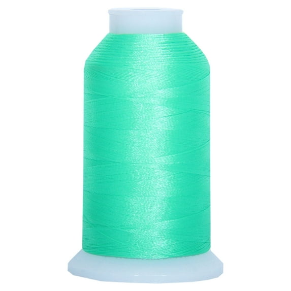 Threadart Polyester Machine Embroidery Thread By the Spool - 1000M - 40wt - Hundreds of Color Options - Pale Aqua - No. 1302