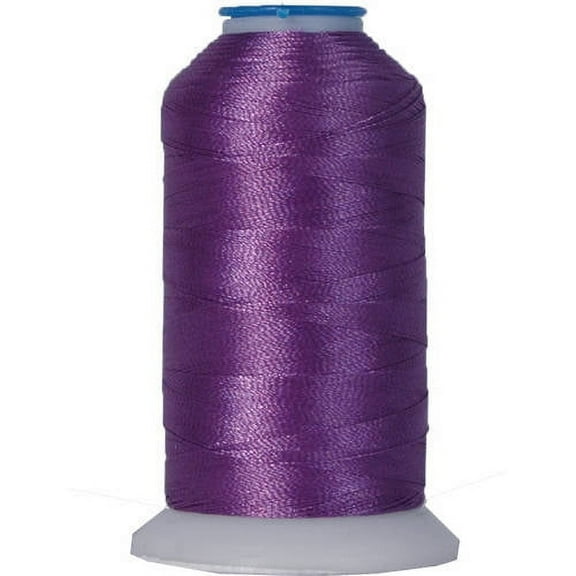 Threadart Polyester Machine Embroidery Thread By the Spool - 1000M - 40wt - Hundreds of Color Options - Purple - No. 264