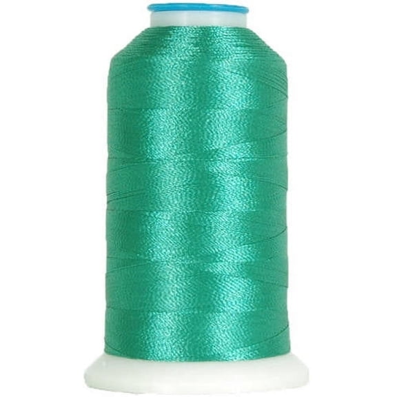 Threadart Polyester Machine Embroidery Thread By the Spool - 1000M - 40wt - Hundreds of Color Options - Teal - No. 355
