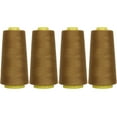 thumbnail image 1 of Threadart Polyester Serger Thread - 2750 yds 40/2 - Olive - 56 Colors Available - 4 Cone Bundle Pack, 1 of 8