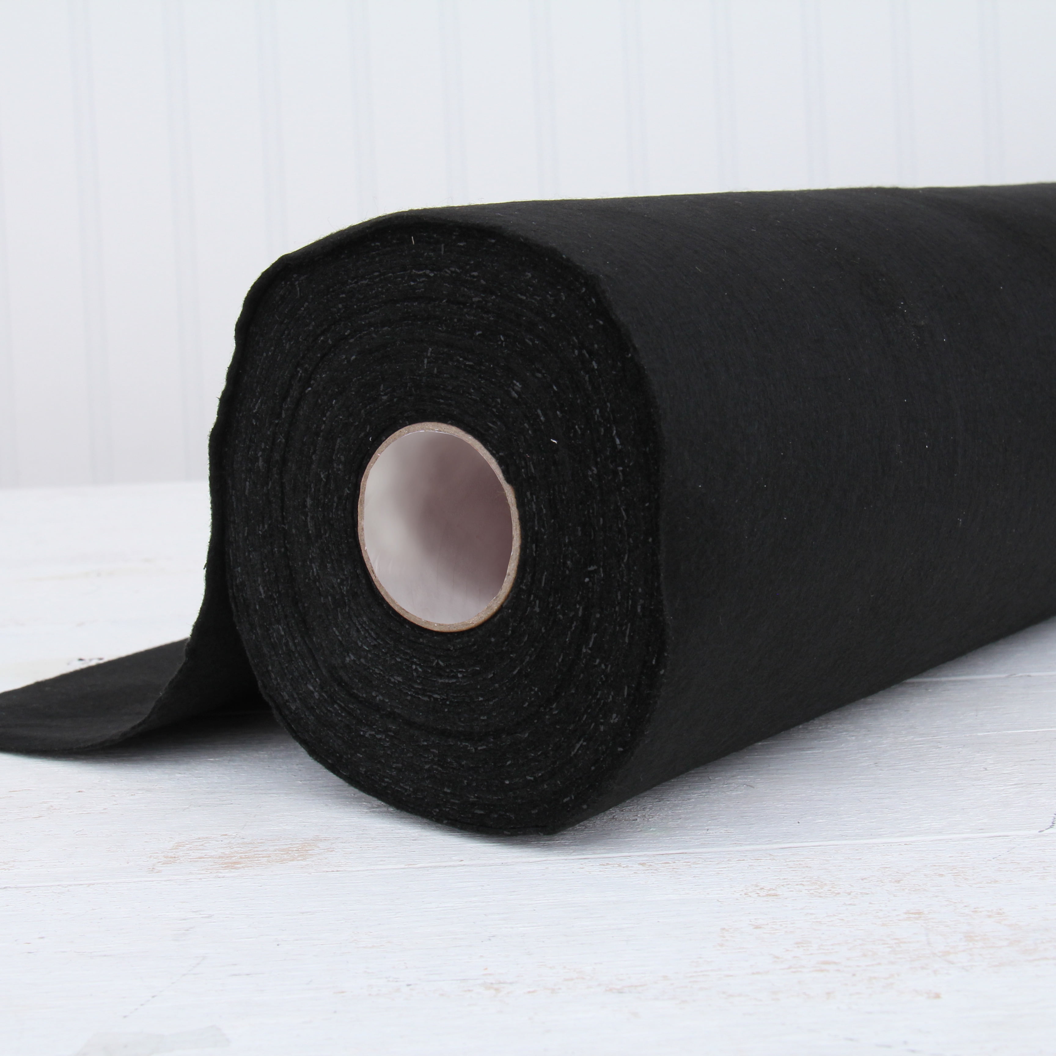 Black Merino Wool Felt Sheet: 18 x 18, 1 mm Thick