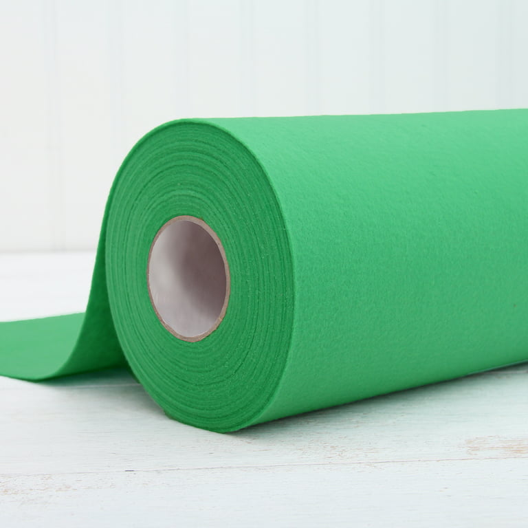 Premium Felt Roll - By The Yard - 36 Wide - Green - Soft Wool-Like 1.2mm