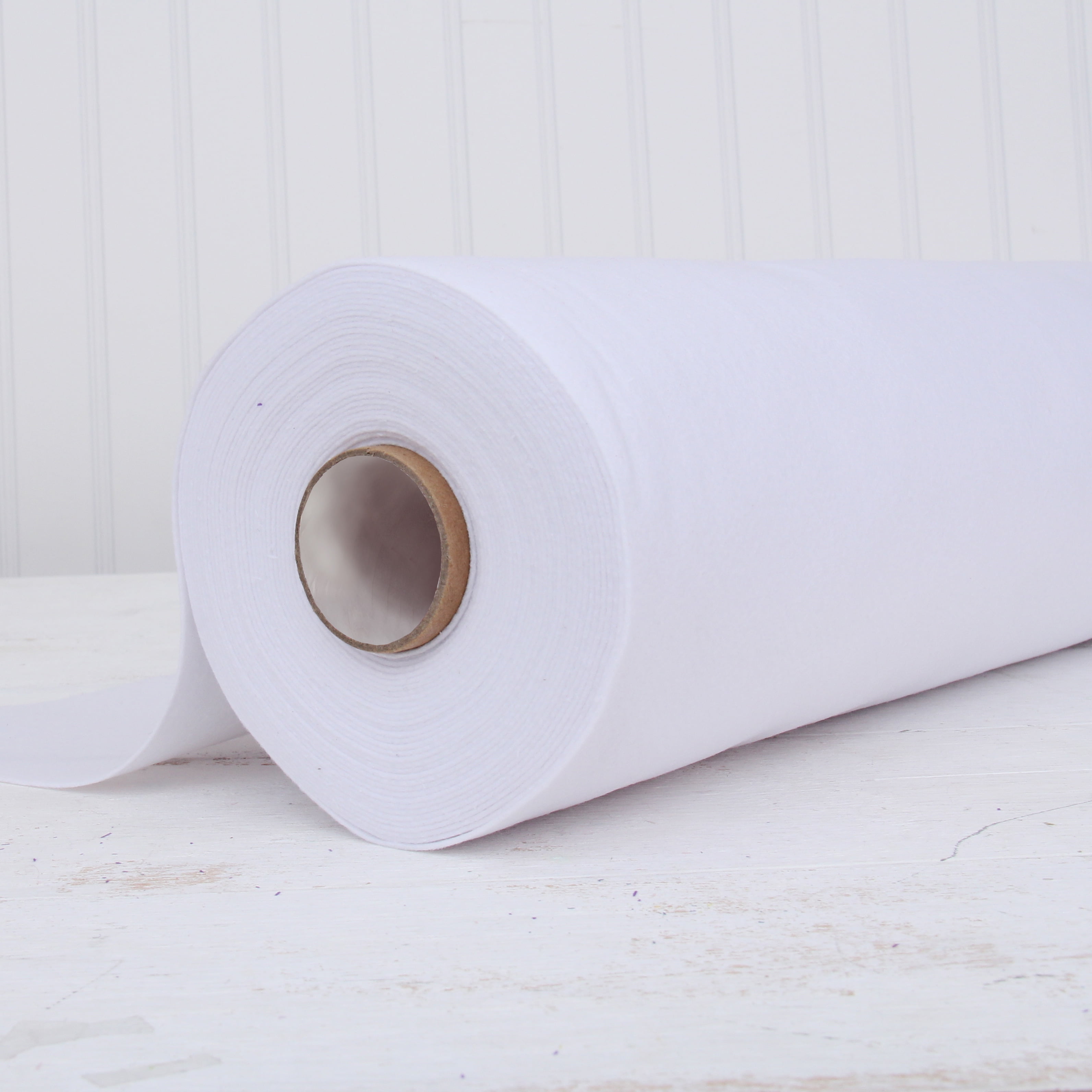 Cream Felt 12 x 10 Yard Roll - Soft Premium Felt Fabric