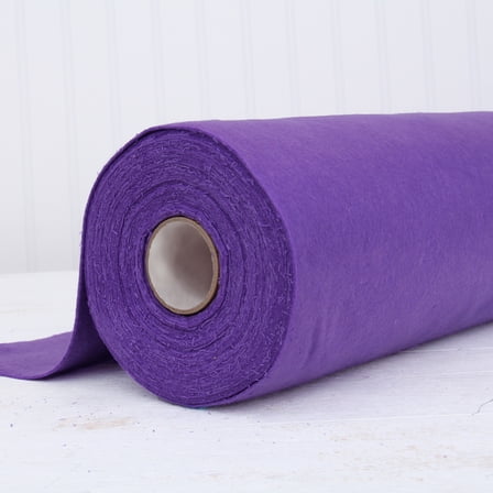 Threadart Premium Felt By the Yard - 36" Wide - Purple | Soft Wool-Like Feel | 1.2mm Thick for DIY Crafts, Sewing, Crafting Projects | Compatible with Cricut Maker
