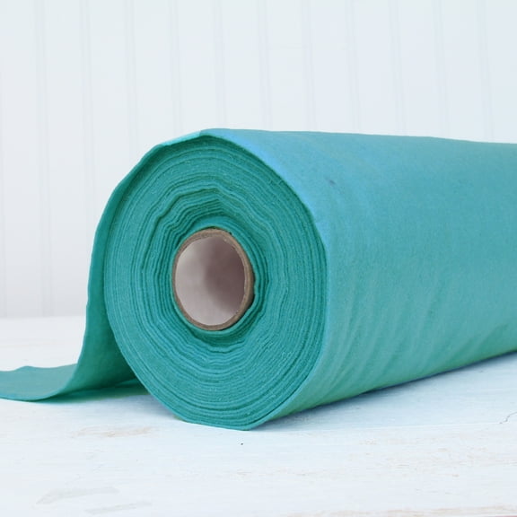 Threadart Premium Felt By the Yard - 36" Wide - Teal | Soft Wool-Like Feel | 1.2mm Thick for DIY Crafts, Sewing, Crafting Projects | Compatible with Cricut Maker
