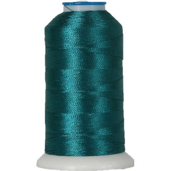 Threadart Rayon Machine Embroidery Thread - No. 324 - Dk Ocean Teal - 1000M - 145 Colors Available