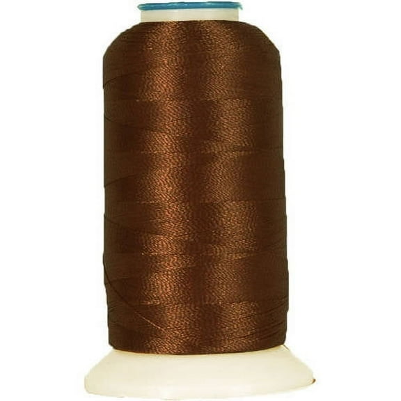 Threadart Rayon Machine Embroidery Thread - No. 422 - Brown - 1000M - 145 Colors Available