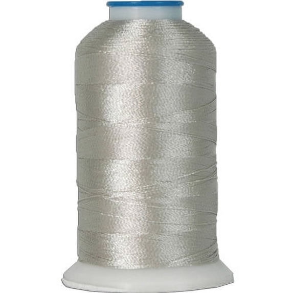 Threadart Rayon Machine Embroidery Thread - No. 426 - Silver - 1000M - 145 Colors Available
