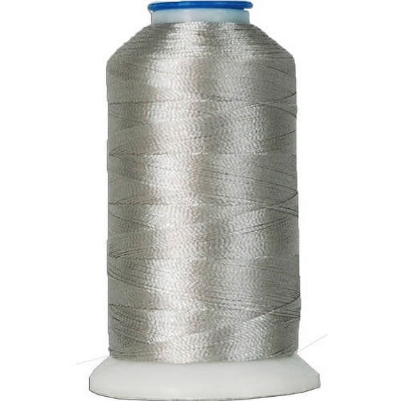 Threadart Rayon Machine Embroidery Thread - No. 428 - Banner Grey - 1000M - 145 Colors Available
