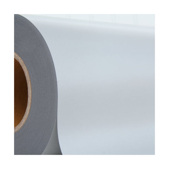 Threadart Silver 20" Wide Nighttime Reflective Heat Transfer Vinyl Film | Highly Reflective at Night | Sold by the Yard | Compatible with Silhouette, Cameo, etc.