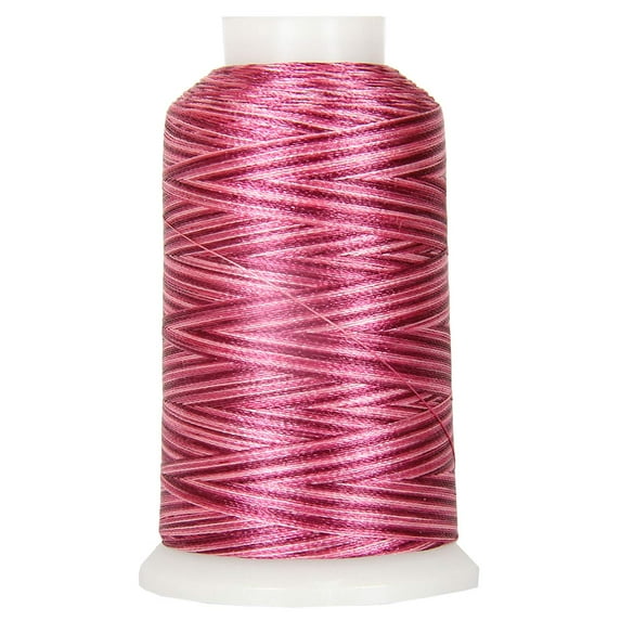 Threadart Variegated Polyester Embroidery Thread - 40wt - 1000m - 25 Colors Available - No. 14 - Wine Garden