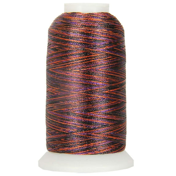 Threadart Variegated Polyester Embroidery Thread - 40wt - 1000m - 25 Colors Available - No. 20 - Halloween