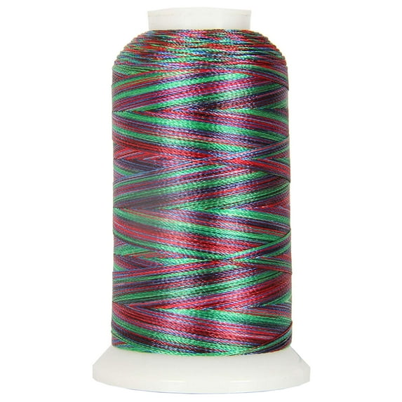 Threadart Variegated Polyester Embroidery Thread - 40wt - 1000m - 25 ...