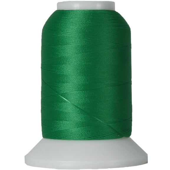 Threadart Wooly Nylon Thread - 1000m Spools - Color 9158 - GREEN - Serger Sewing Stretchy Thread - 50 Colors Available