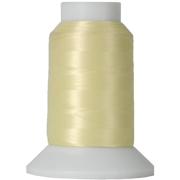 Threadart Wooly Nylon Thread - 1000m Spools - Color 9191 - PALE YELLOW - Serger Sewing Stretchy Thread - 50 Colors Available