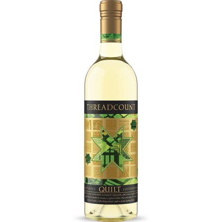 THREADCOUNT by Quilt Sauvignon Blanc White Wine, 750ml, 13.3% ABV