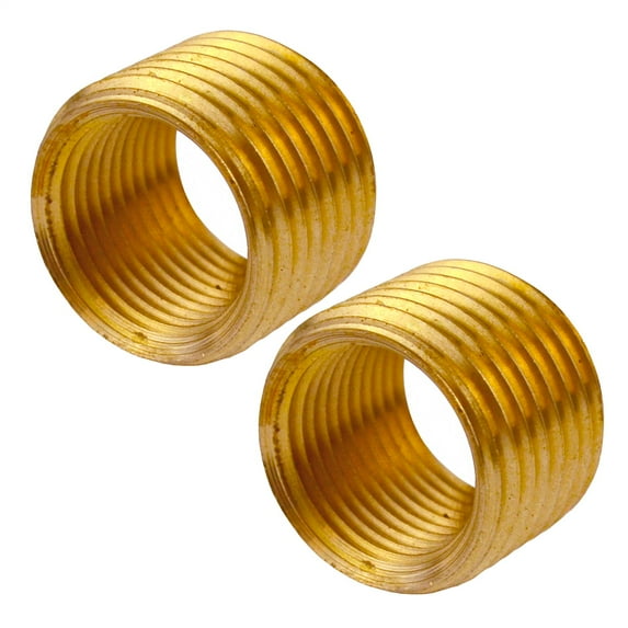 Threaded Adapter Bush 1/2 Male 3/8 Female BSP Air Line Hose Fitting 2PK FT067