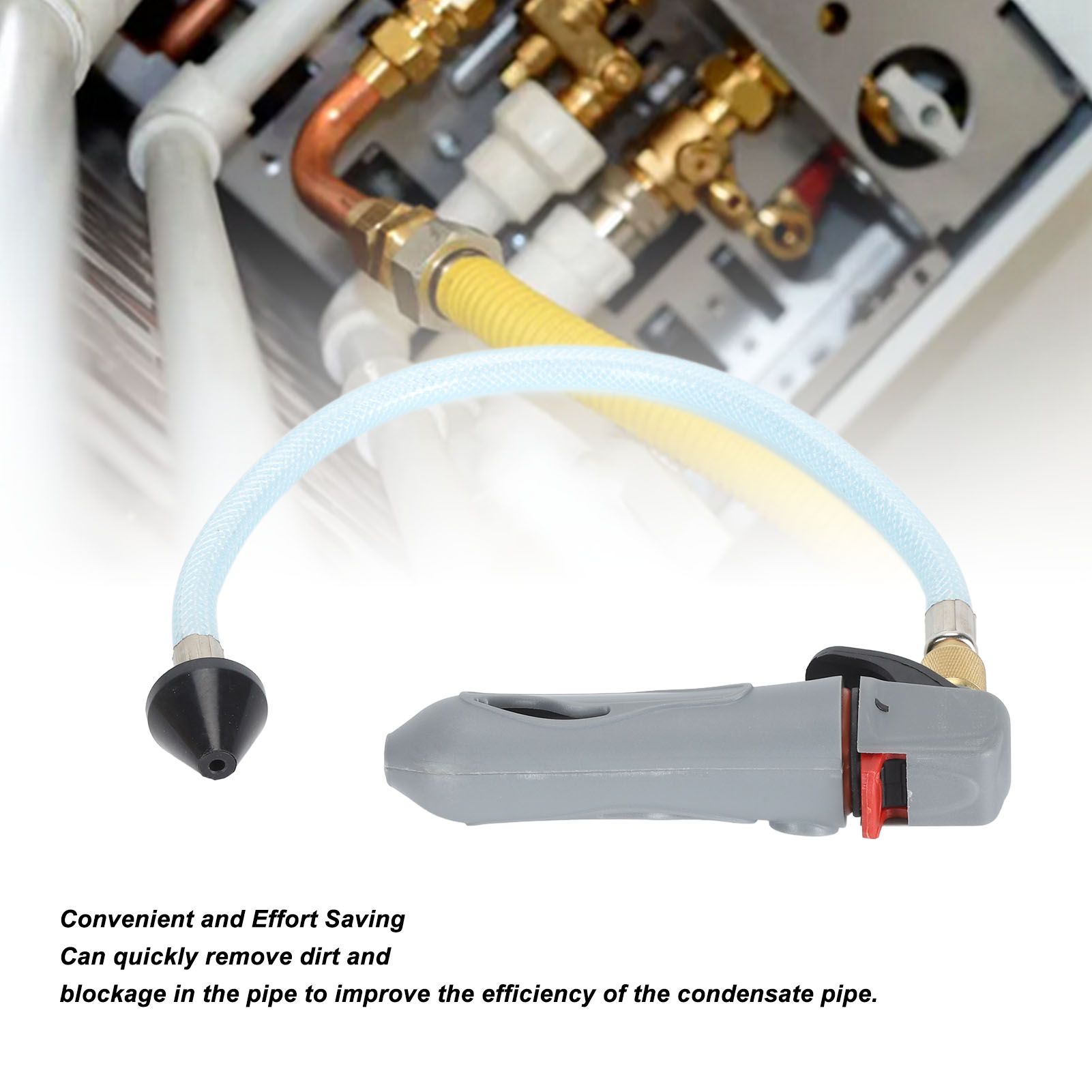 Threaded CO2 Cartridge Drain Blaster Cleaner For AC Condensate Line ...