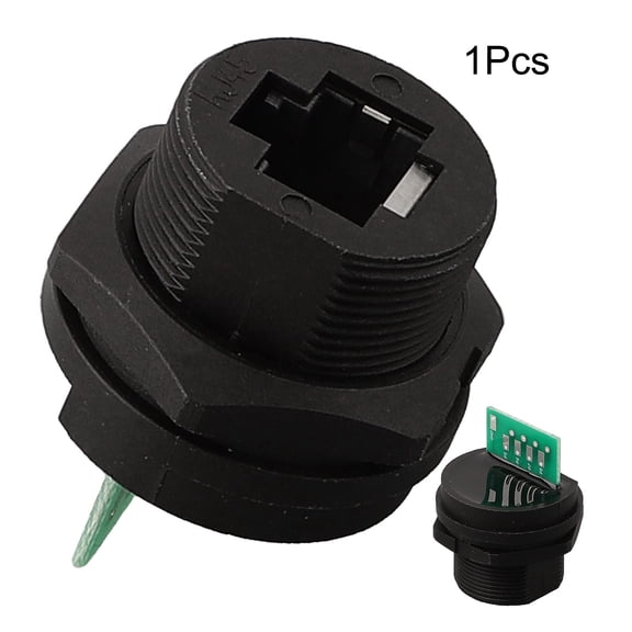 Threaded Connector Waterproof Network Switch Coupler Suitable For Cat5E Cat6A