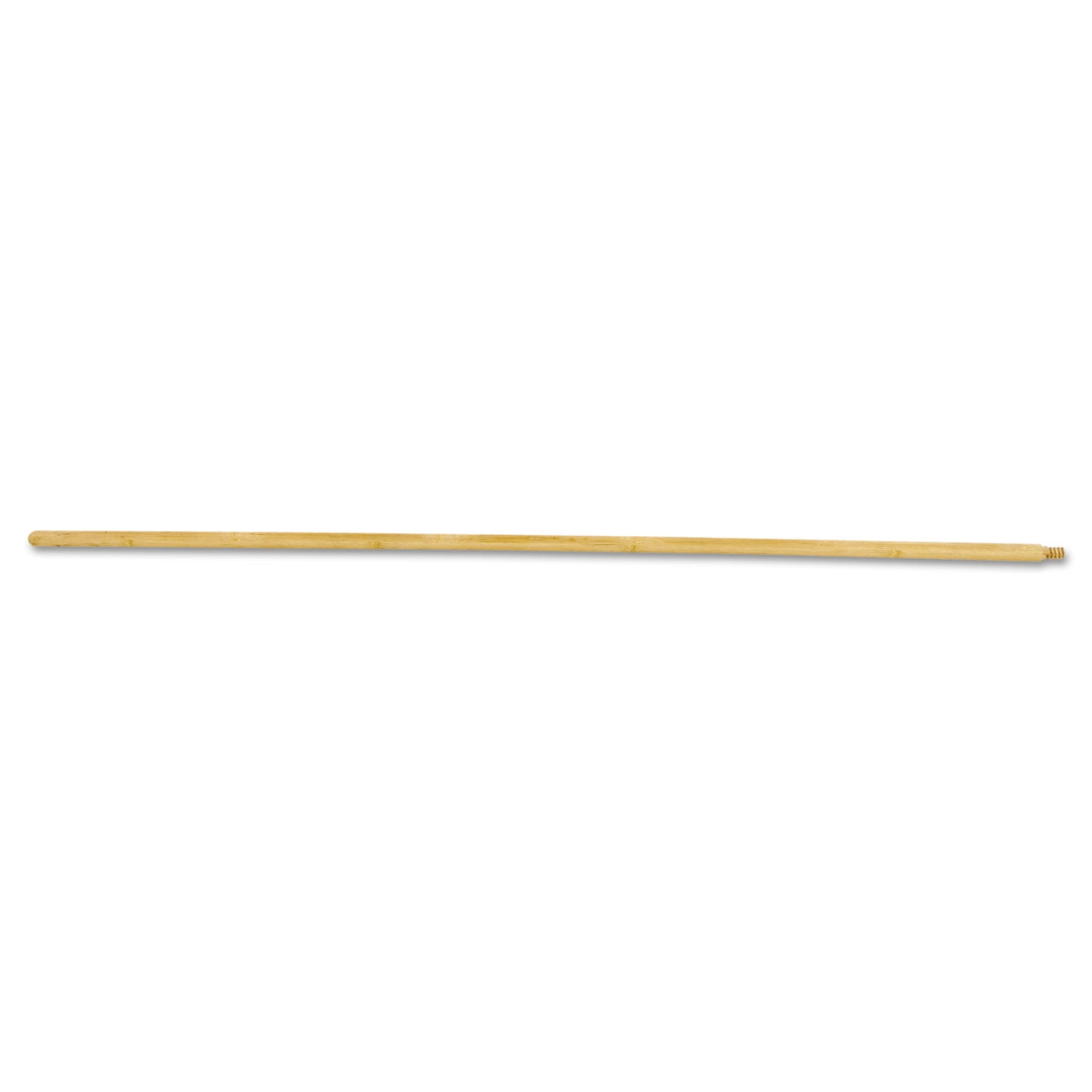 Threaded End Broom Handle, Lacquered Hardwood, 0.94 Threaded End Broom Handle, Lacquered Hardwood, 0.94