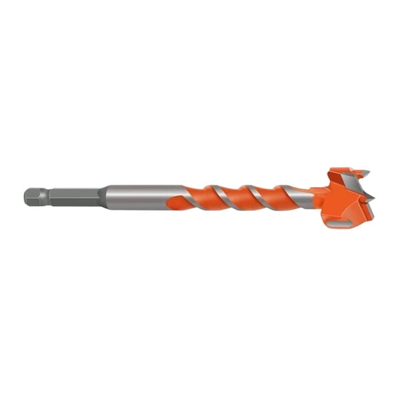 Threaded Extended Metal Drill Bit Hexagonal Shank for Cabinet Hinge Boring Extended Length Hinge Installer Tool