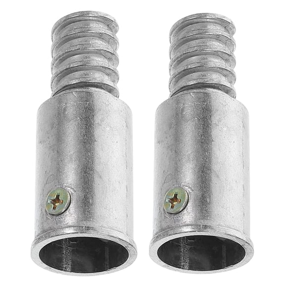 Threaded Extension Tips Mounting Clamp Brackets Headlight Silver