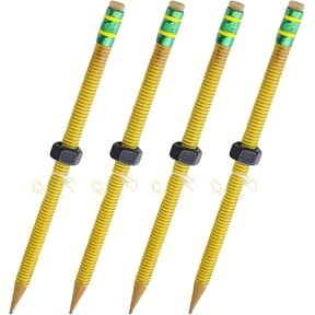 Threaded Focus Pencil, Special Adhd Fidget Pencil, Silent Tool Stress Relief Pen with A Sliding Nut That Moves for Office Work (10 Pcs)