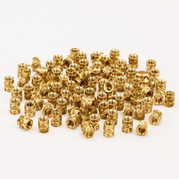 Threaded Heat-Set Inserts Brass for Printed Plastic Parts M2.5