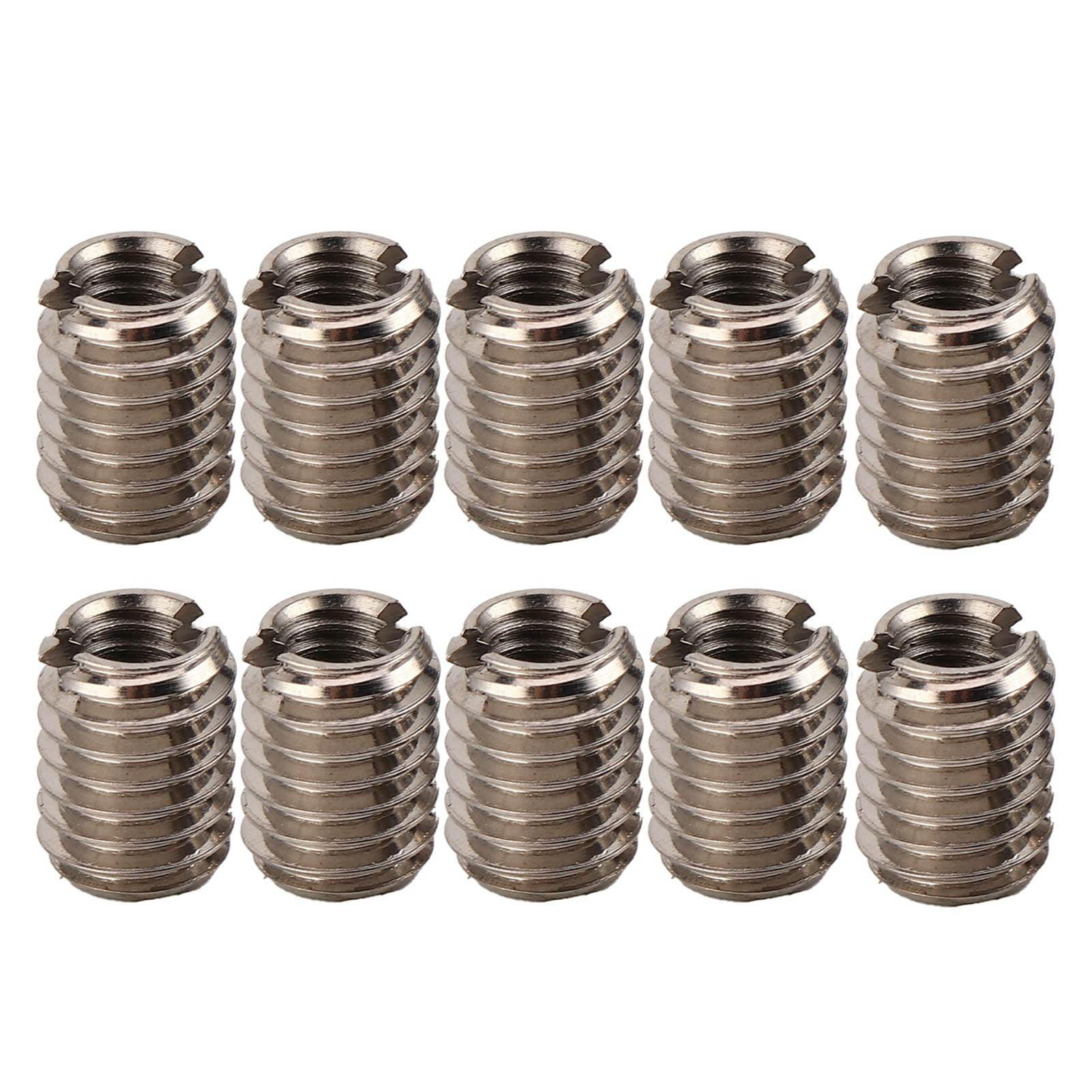 Threaded Insert Nutsert, Stainless Steel Durable Thread Repair Tool With 8mm Length For Radiators For Mechanical Equipment For Thread Repair