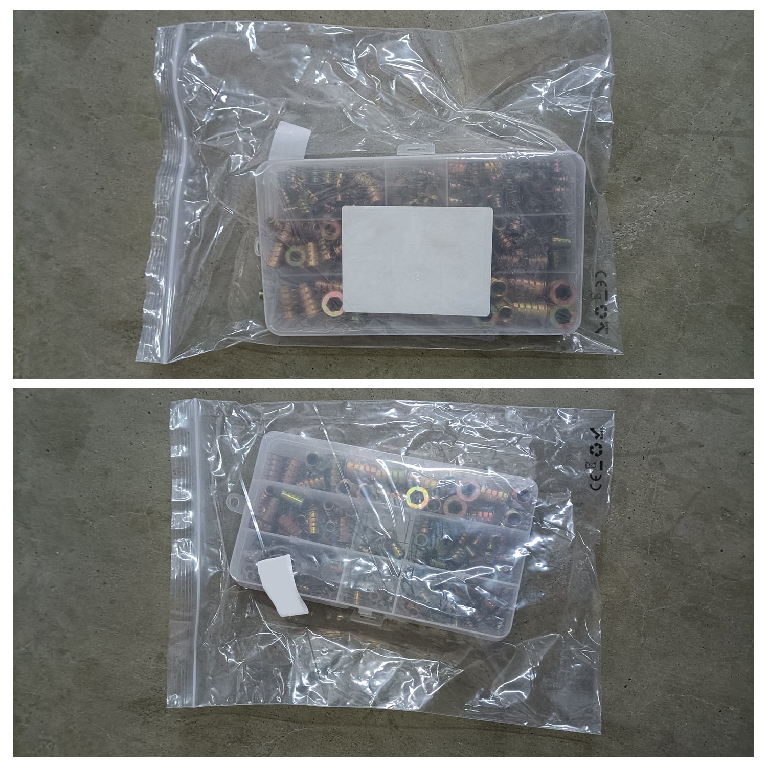 Threaded Inserts Nuts, Wood Insert Assortment Tool Kit, /M5/M6/M8 ...