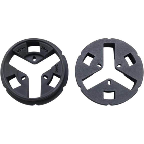 Threaded Lid Jig for Stanley Quencher Tumblers Quick Change Laser Rotary Holder for 20oz & 30oz No Wobble, No Marks Fits for xTool P2 & Other Rotary Lasers