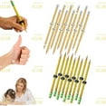 thumbnail image 1 of Threaded Pencil for ADHD, Adhd Pencils, Threaded Pencils with Nut, for Teens Adults, Twistable Grip with Replaceable Lead, Quiet Classroom Tool for Improved Concentration (5Pcs), 1 of 5