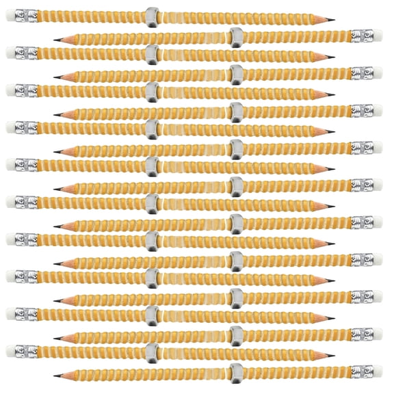 Threaded Pencil with Metal Nut - Study Aid for Classroom Focus & Stress Relief