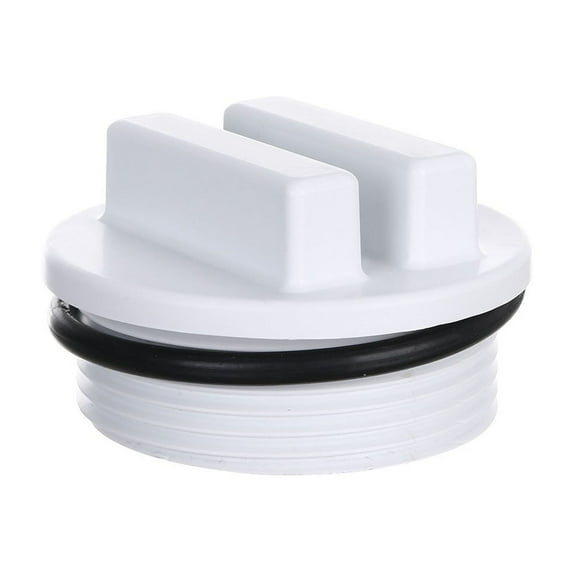 Threaded Pool Spa Return Line Winterizing Plug, 1.5-Inch Filter O-Ring