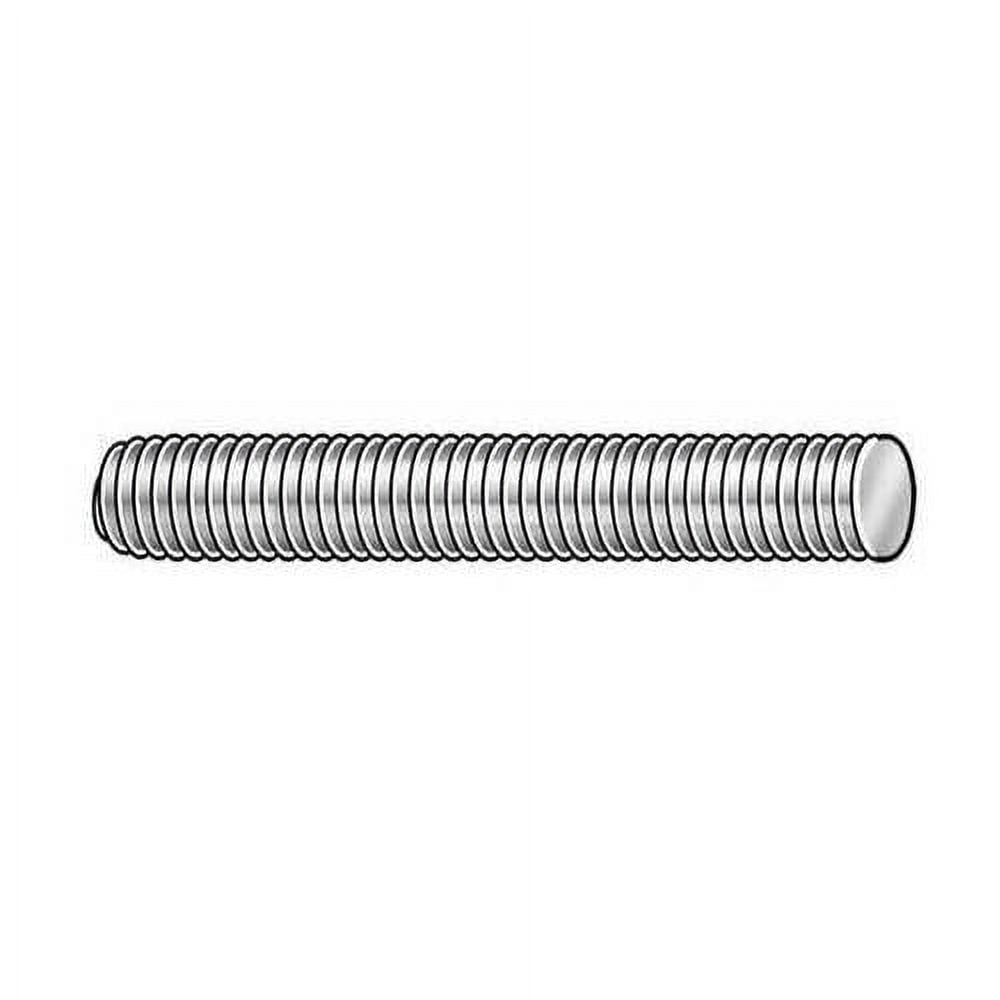 Threaded Rod, 360 Alloy Brass, 1/213X6 Ft