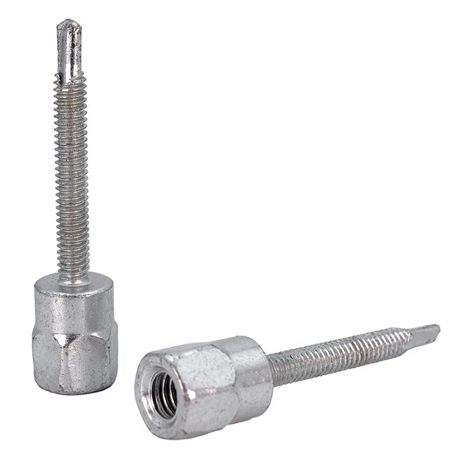 Threaded Rod Anchor for Steel, Vertical, 1/4" x 2" (Box of 100